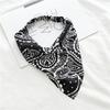 Chiffon Printing Flower Bandana Hair Scarf Headband for Women Vintage Long Ribbon Scrunchie Beach Bandanas Hair Accessories