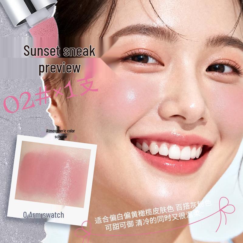 Mingxi Zhi Liquid Blush: Natural Brightening, Contouring & Plumping Blush Stick for Women
