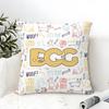 Animal Alphabet Pillow Case Cotton Linen Fabric Square Zipper Pillowcase Home Decorative Living Room