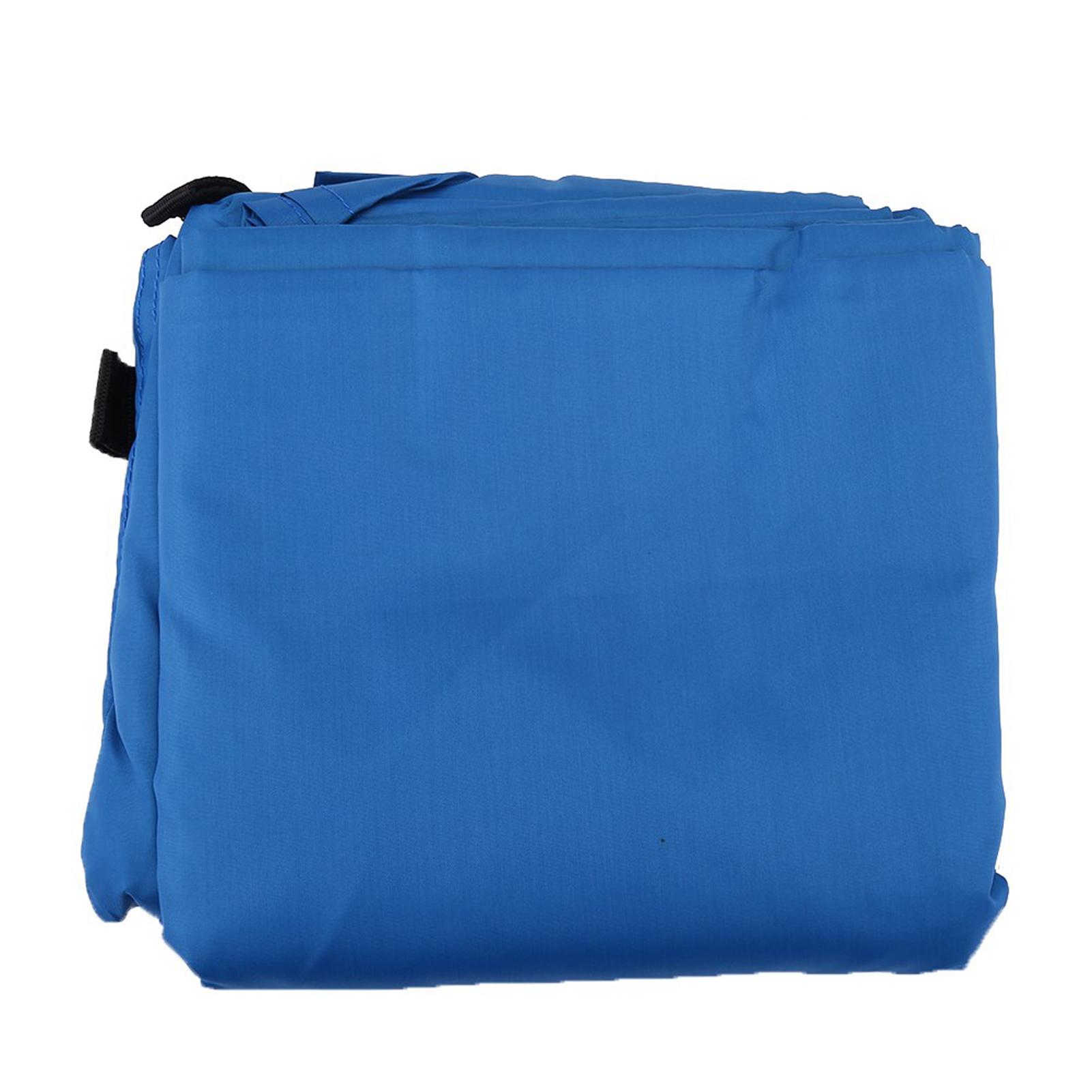 Открытый портативный легкий водонепроницаемый брезентовый тент для защиты от дождя (синий)