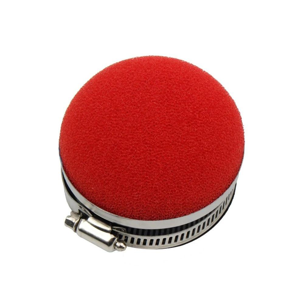 Sponge Material Sponge Filter Red Color Air Cleaner High Flow Intake Pipe Scooter Refit