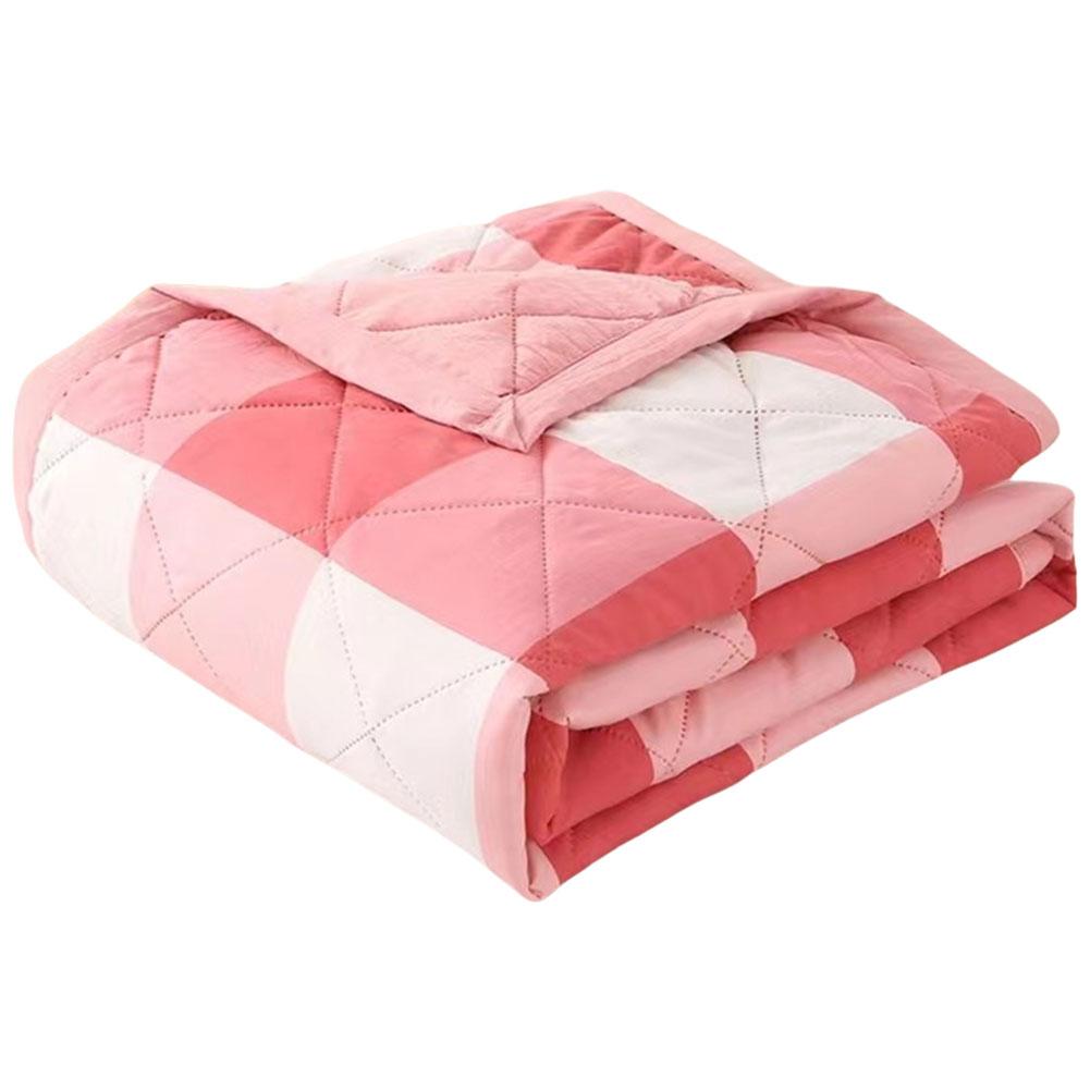 Cooling Blanket for Bed Silk Air Condition Comforter Lightweight Cooled Summer Quilt with Double Side Cold&Cooling Fabric GradeA