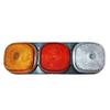 APSMOTIV Rear Lamp Cluster Light Lens for Industrial, Agricultural, Tipper, Earthmovers, JCB 70050044 70050129 (Amber)