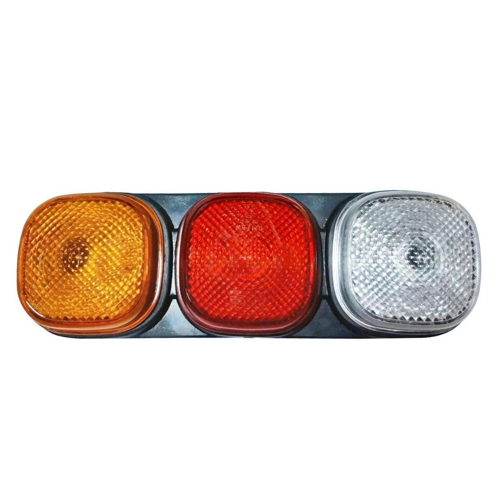 APSMOTIV Rear Lamp Cluster Light Lens for Industrial, Agricultural, Tipper, Earthmovers, JCB 70050044 70050129 (Amber)