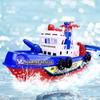Kids Electric Fire Boat Toy,Kids Ferry Colorful Pretend Play Stimulating Bath Toy Dept