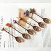 5pcs Natural Mixing Raw Stone Teaspoon Energy Crystal Kitchen Decoration Dessert Spoon Coffee Spoon Give Gift