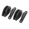 2pcs Black RV Door Retainer Kit Arc Shape Catch Holder RV Door Holder White Door Stop Retaining Catch Caravan