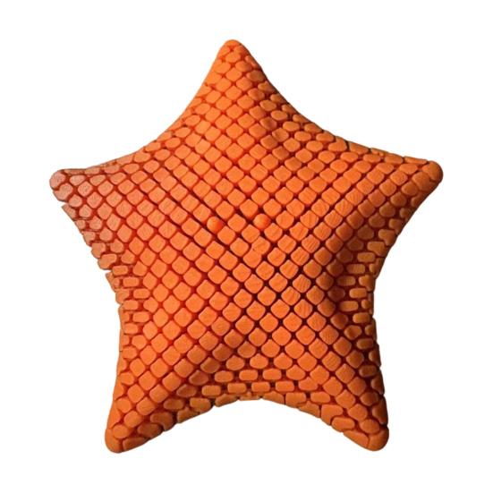 3D Printed Articulating Starfish Toy Anxiety Stress Relief Flexible Starfish Fidget Toy Home Office Desktop Decoration Ornament