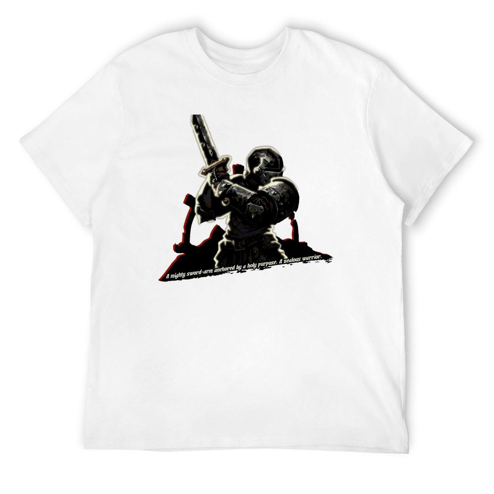 Darkest Dungeon - The Crusader T-Shirt customizeds designer shirts quick-drying designer t shirt men S