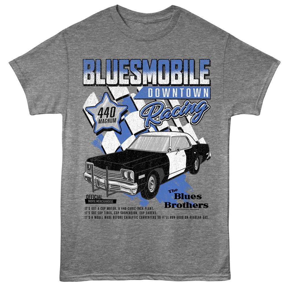The Blues Brothers Movie Bluesmobile Downtown Racing 440 Magnum Men T Shirt XL