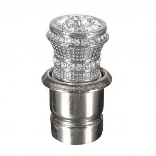 Stylish Bling-Car Power Plug Socket Plug Outlet Power 20mm Universal Faux Crystal Cigarette- Lighter Heater Sparkling Auto Decor