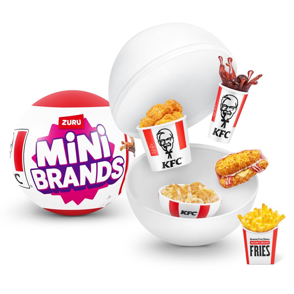 ZURU Mini Brands KFC Series 1 Mystery Capsules (5 Capsules)