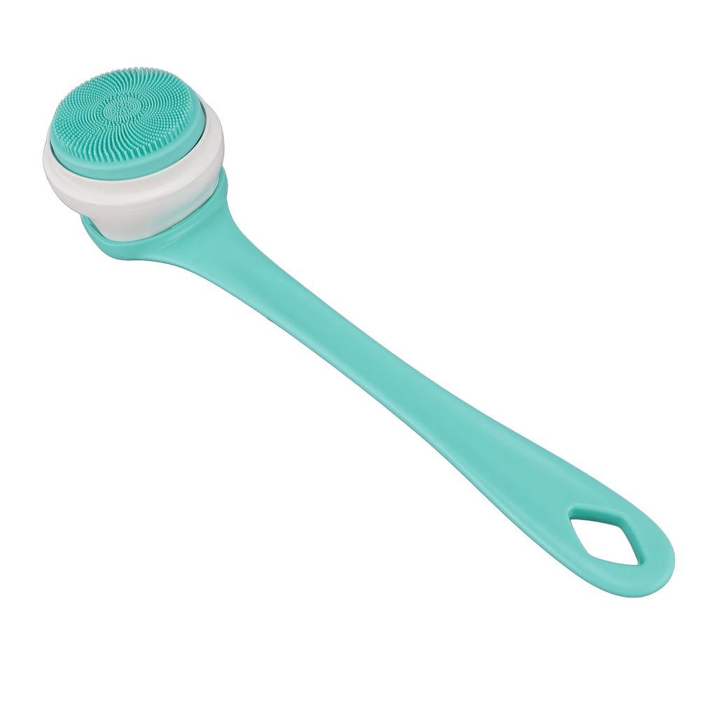 Electric Shower Brush Set Multifunctional IPX6 Water Proof   Handle Cordless Back Scrubber Automatic Body Bath Brush