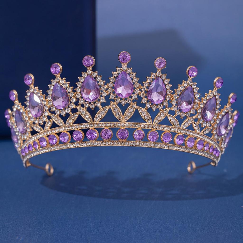 European & American Bridal Crown Headdress - Princess Style Evening Gown Hair Accessories