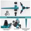 2pcs 360° Rotating Garden Sprinkler, Automatic Watering System for Agricultural & Lawn Irrigation, Water Saving Sprayer
