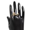 Creative Irregular Geometric Lines Open Ring for Women Men Exaggerated Gold Color Line Adjustable Couple Finger Ring Jewelry