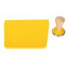 Coffee Powder Press Tool Set Wooden Handle Flat Base Hammer Non Slip Silicone Tamper Mat with Slot