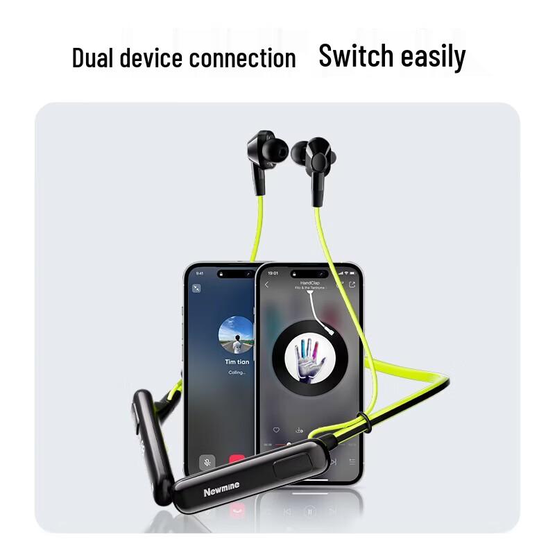 Newmine C66 Neckband Sports Bluetooth Earbuds