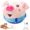 Active Moving Pet Plush Toy Interactive Dog Toys Electronic Talking Moving Dog Toy Shake Bounce Boredom Toys Washable Cartoon Pig