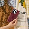 Wine Red Butterfly Shadow Phone Case for IPhone 16 15 14 13 12 11 X XS XR XSMAX 7 8 Pro Max Plus Double-layer Back Cover