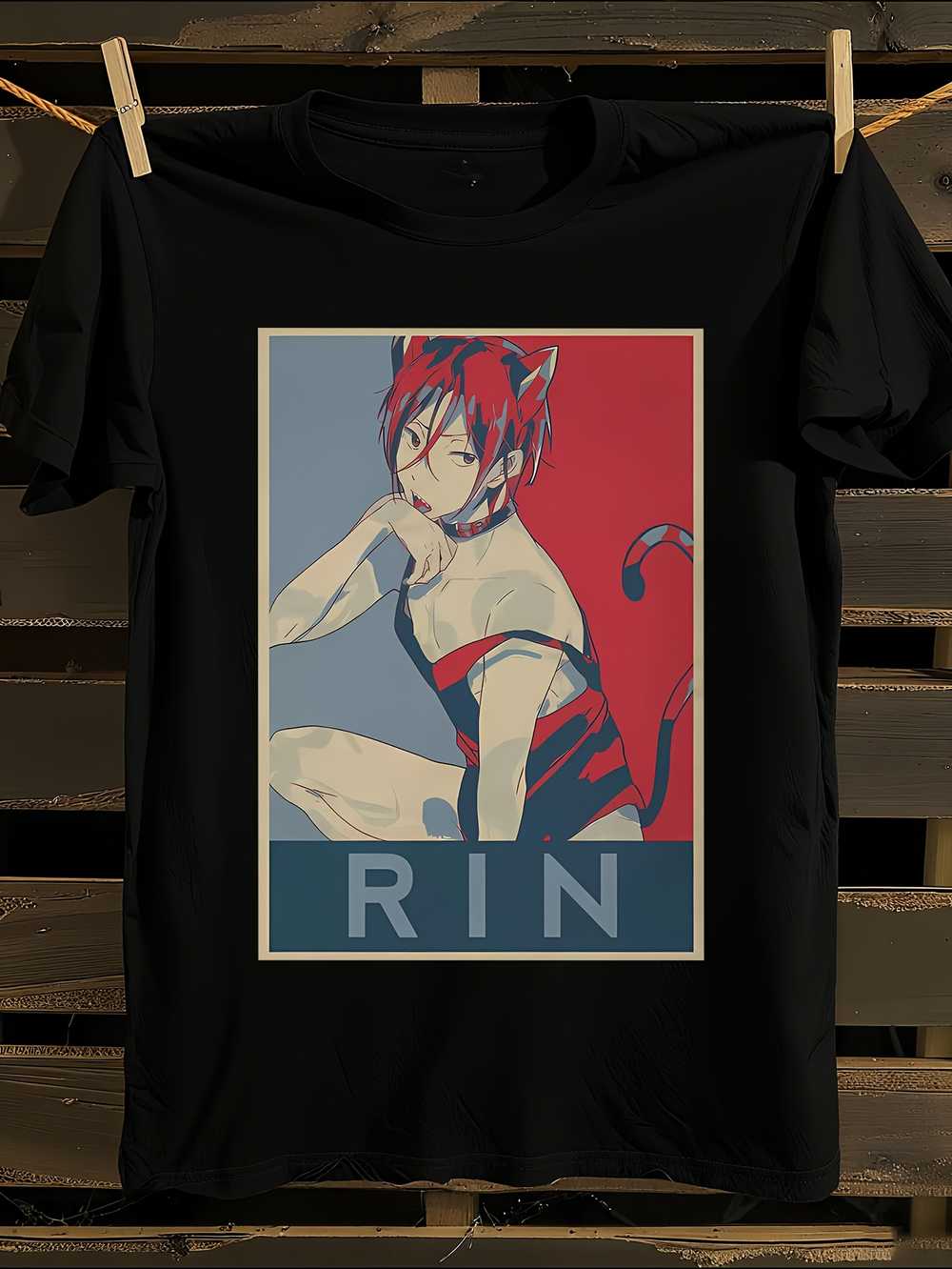 Unisex Anime Rin Matsuoka Graphic T-Shirt XXXXL