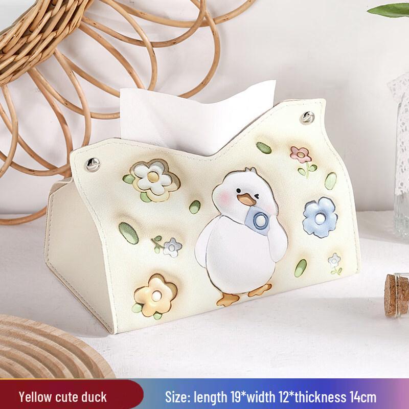 LIEI Cute Cartoon Tissue Box
