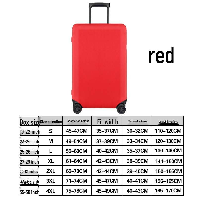 37" Sports Travel Suitcase Cover - Wear-Resistant & Dustproof