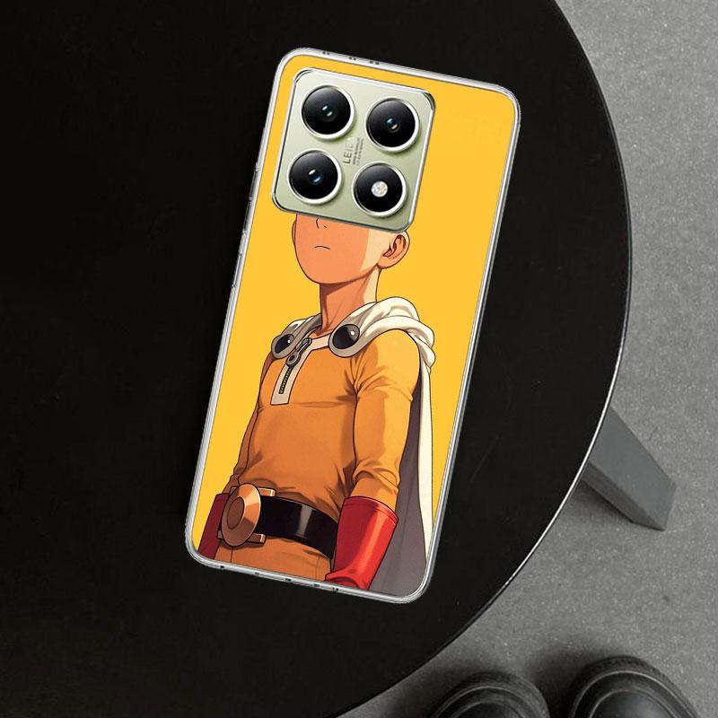 One P-Punch-Man Saitama King Phone Case Cover for Xiaomi Redmi Note 15 14 13 12 11 Pro Plus 14S 12S 11S 11T 11E 10S 10 Customize