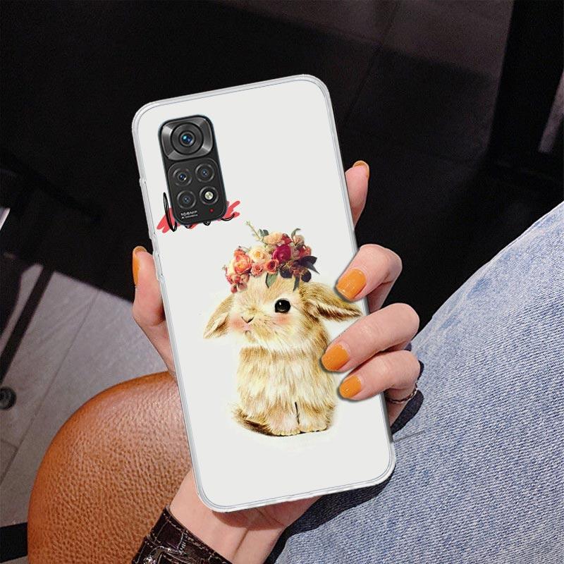 Cute Bunny Baby Rabbits Phnoe Case for Phnoe Case for Xiaomi Redmi Note 15 14 14S 13 Pro Plus 12 12S 11S 11E 10S 10 11T 5G Uniqu
