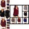 Elegant V Neck Long Sleeve Chiffon Blouse For Women In Six Chic Colors And Sizes S To 5xl