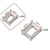 10/20PCS Stainless Steel Empty Claw Setting Multi Shape for Fancy Rhinestones Base Claw Sewing Accessories Crystal Stones Holder