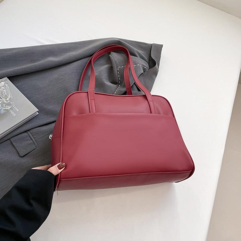 Large capacity shoulder bag, women's 2025 new armpit bag, large capacity tote bag