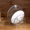 Pan Cover Iron Storage Rack Stand Plate Holder Metal Support Frame Base Pot Lid Cutting Board Knife Organizer Kitchen