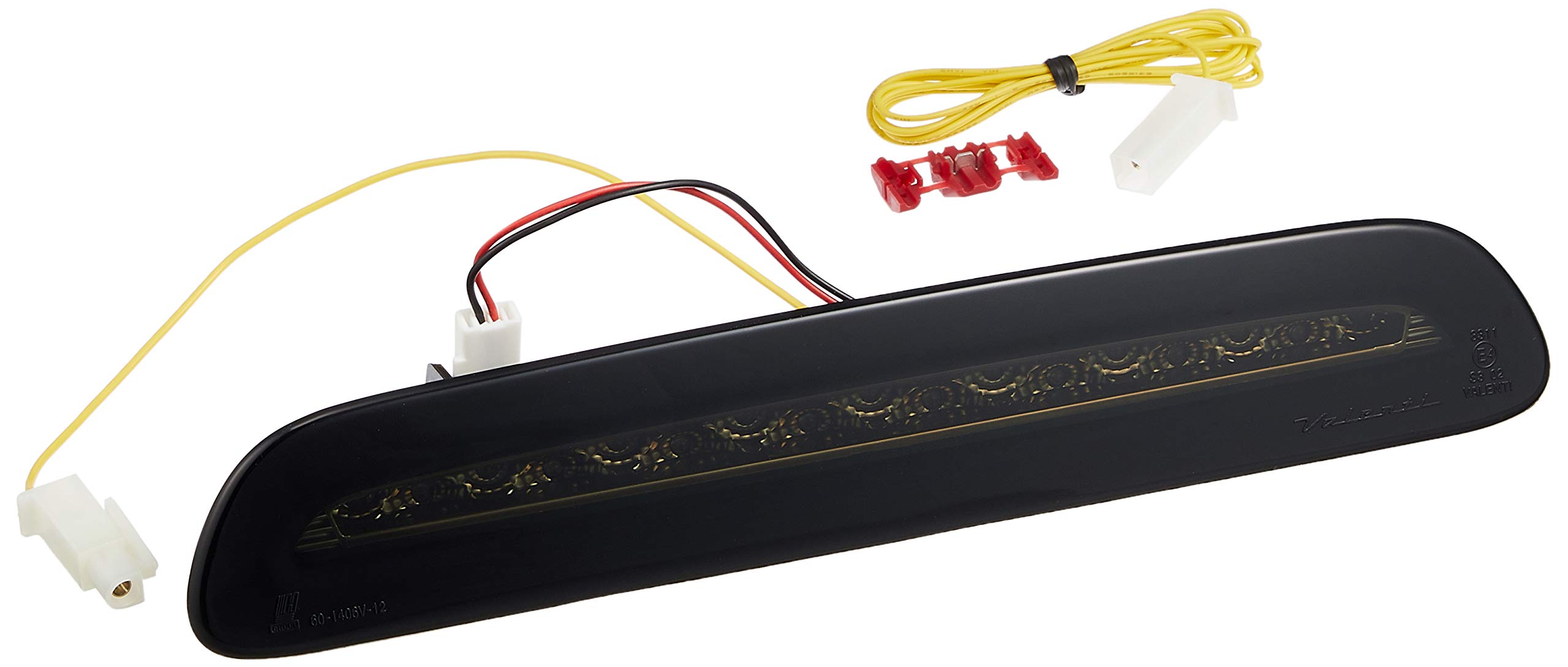 

VALENTI Jewel LED Дополнительный стоп-сигнал 17 светодиодов Хром для 3-го поколения 200-й серии поздних выпусков с мая 2012 года Дымчатый/Черный HT200ACE-SB-1