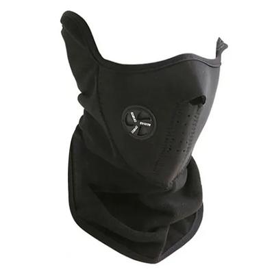 Face Cover Breathable Comfortable Headgear Sun Protective Neck Scarf for Riding Outdoor Black