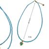 Medieval French Blue Turquoise Necklace, Women'S Niche Design, Love Pendant, Small And Versatile Stacked, Wearing Collarbone Chain Tide