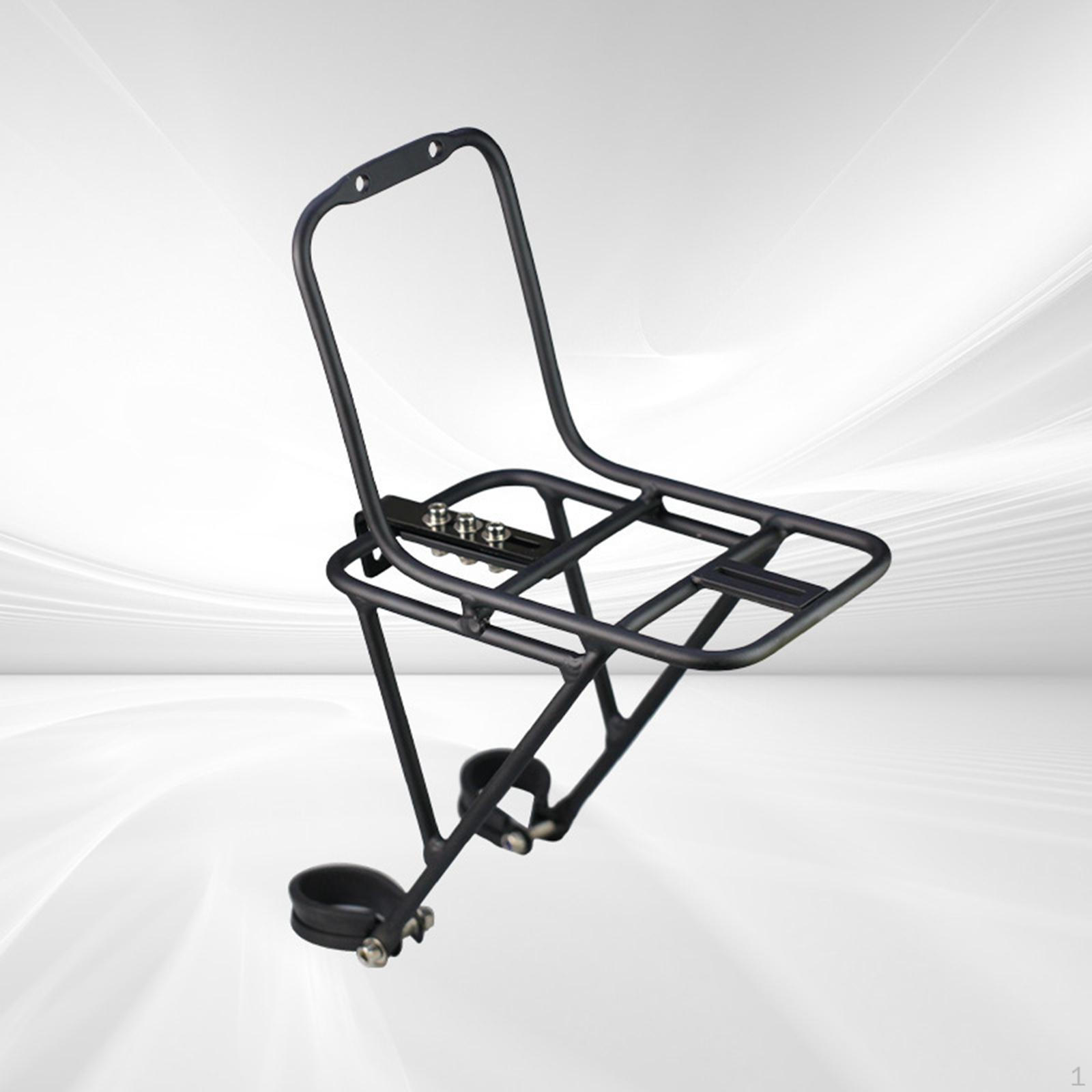 

Front Bike Rack, Luggage Cargo Easy to Install Aluminum Alloy Cycling Accessories