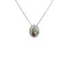 Waterdrop Pendant Titanium Steel Necklace for Women - Elegant and Exclusive Accessory for Light Luxury Fashion, Long Sweater Chain