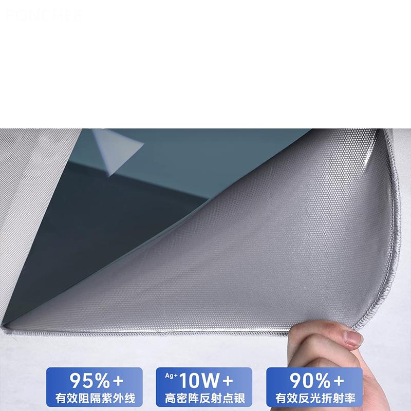 For NIO Firefly 2025-2026 Sunshade Curtains on The Ceiling Electrostatic Adsorption Sun Protection and Heat Insulation