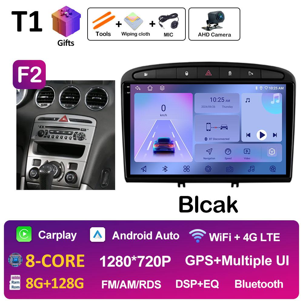9 Inch Android Auto Car Video For Peugeot 408 308 308SW Radio Player Wireless Carplay DSP Stereo Autoradio QLED IPS Screen WIFI