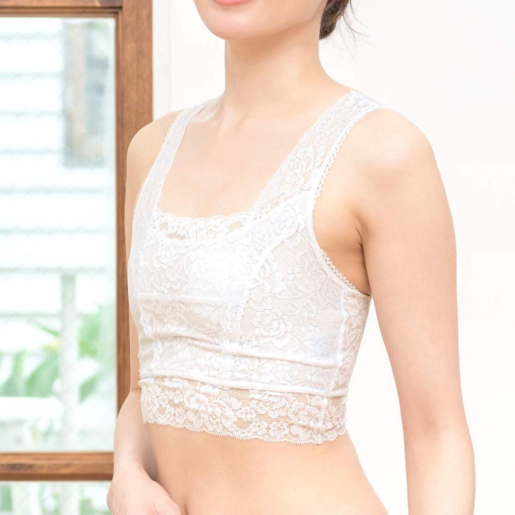 [SOUBIEN] (Soubien) Japanese-style Bra, Shapewear, Made In Japan, Lace, White, Shapewear, Japanese-style Underwear, Bra, Quick-drying, Noble LINE,