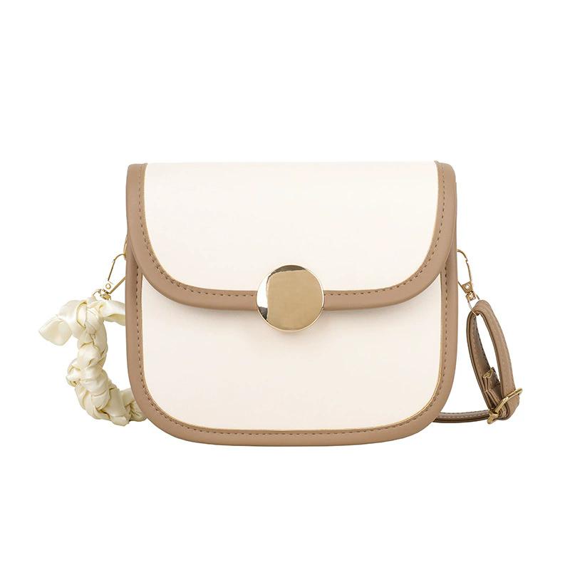 Trendy Crossbody Messenger Bags For Women Fashion Small Underarm Shoulder Bag Purse All-match Female Solid Color Hasp Flap Bag