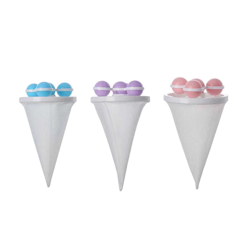 Washing Machine Lint Filter Net Floating Hair Remover Reusable Mesh Bag for Removing Debris and Pet Hair