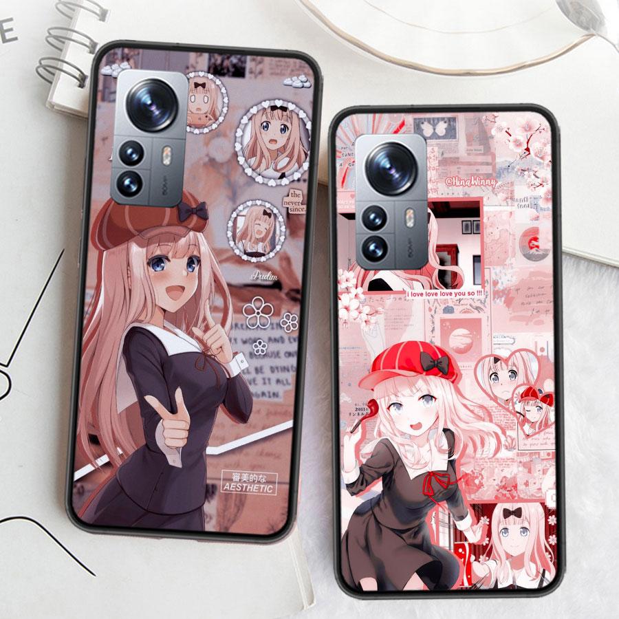 Kaguya sama Love is War Fujiwara Funda Phone Case For Xiaomi Poco X6 X5 X4 X3 GT NFC M4 M5 Pro 5G M3 Mi Note 10 Lite F5 F4 F3 F2