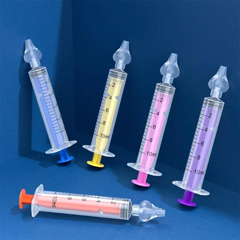 Needle Tube Nasal Aspirator Syringe Baby Nose Cleaner Baby Rhinitis Nasal Washer Reusable Nasal Irrigator Washing for Children