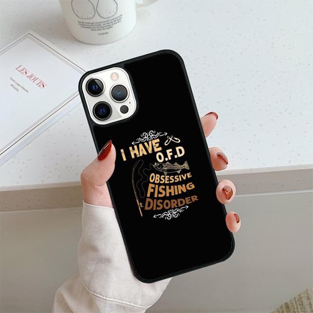 

Fishing Quotes Phone Case For iPhone 17 Air 14 15 16 13 12 Cover For Apple 14 15 16 Pro Max 6S Plus Coque iPhone 11