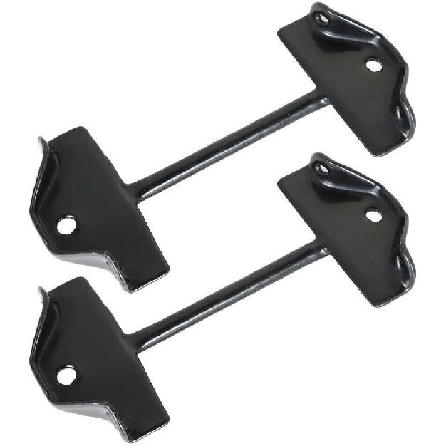 Pair Battery Strap Hold Down Kit for 1997-2002 Dodge Ram 1500 2500 3500, Battery Hold Down Bracket with Bolt and Nut 55275220 55235142