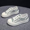 Canvas Shoes Women's Summer Spring and Autumn New Versatile Ulzzang Platform Breathable Sports Board Shoes Biscuit Shoes