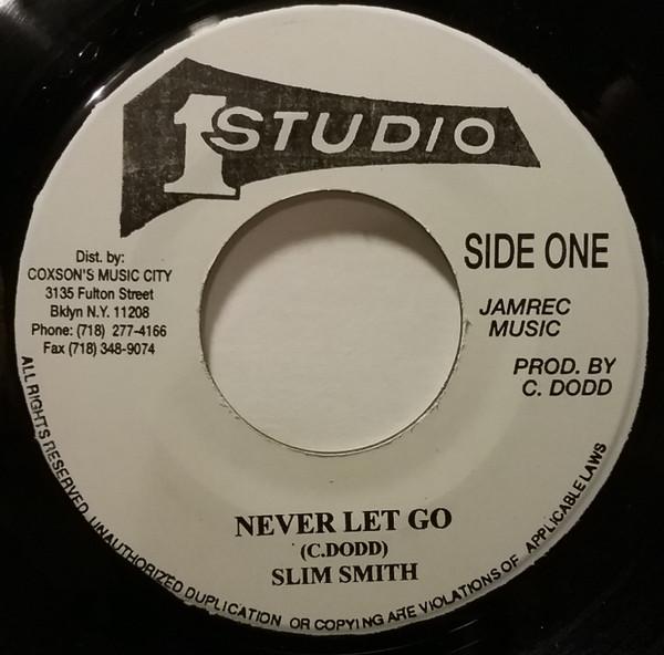 7inch Record SLIM SMITH - Never Let Go none Studio One US Reggae, Ska & Dub Used
