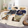 Mode P-Polo B-Bären Luxusdecke Weich Bequem Nickerchen Plüsch Geeignet für Wohnzimmer Büro Schlafzimmer Geburtstag Zuhause Kindergeschenk